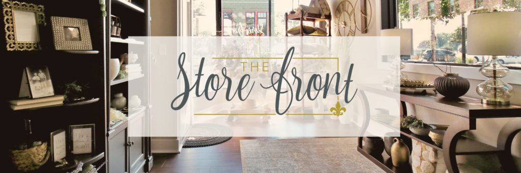 Shop for unique gifts and home decor at the Storefront in the Village of East Davenport Iowa